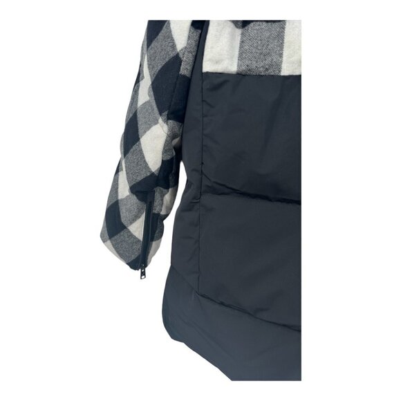 Woolrich Buffalo Check Water Repellent Puffy Down Coat Jacket NWOT - Picture 13 of 16
